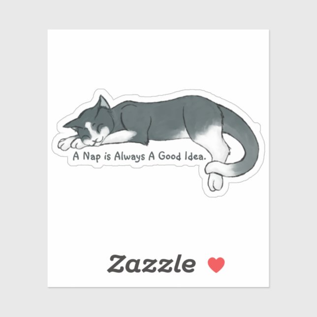 Adesivo Gatinho (Folha)