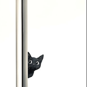 Adesivo Gatinho Curioso Gato Peek Engraçado