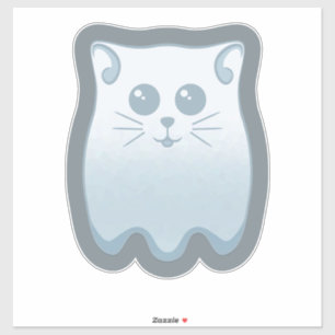 Adesivo Gatinho fantasma