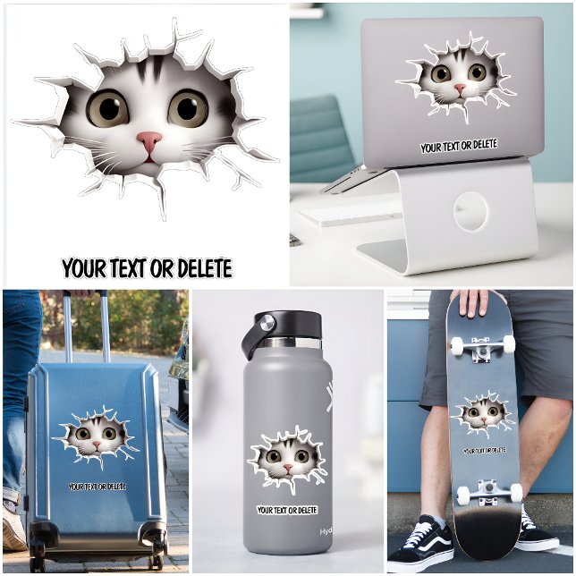 Adesivo Gatinho Gato Gato Gato Gatinho De Burro Indígena (Criador carregado)