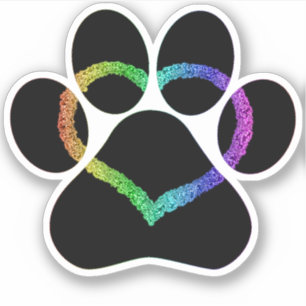 Adesivo Gatinho Love Rainbow