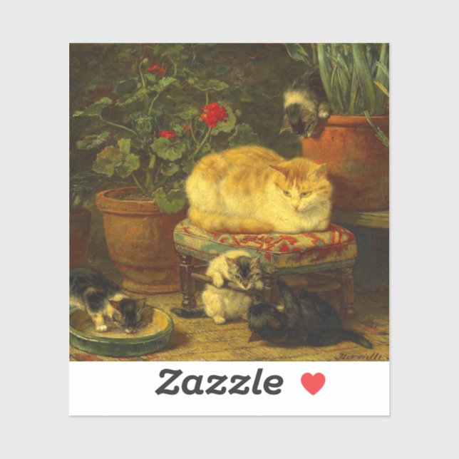 Adesivo Gatinhos no Play (Folha)