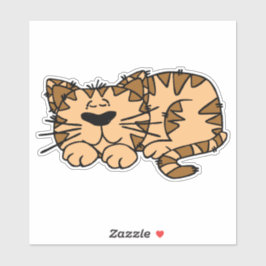 Adesivo Gato adormecido