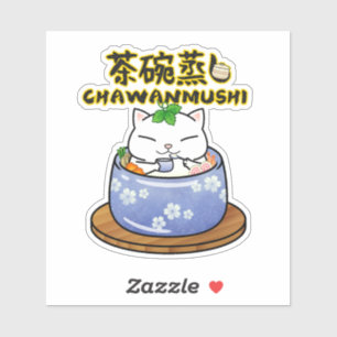 Adesivo Gato Chawancogi, Comida japonesa