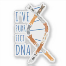 Gato Ciência DNA Hélice Eu Tenho DNA Purr-feito