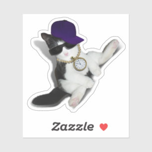 Adesivo Gato Com Atitude De Gato