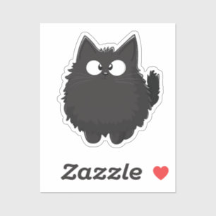 Adesivo Gato de desenho animado