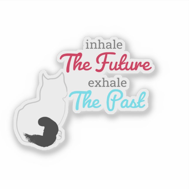 Adesivo Gato de Saúde Mental (Frente)