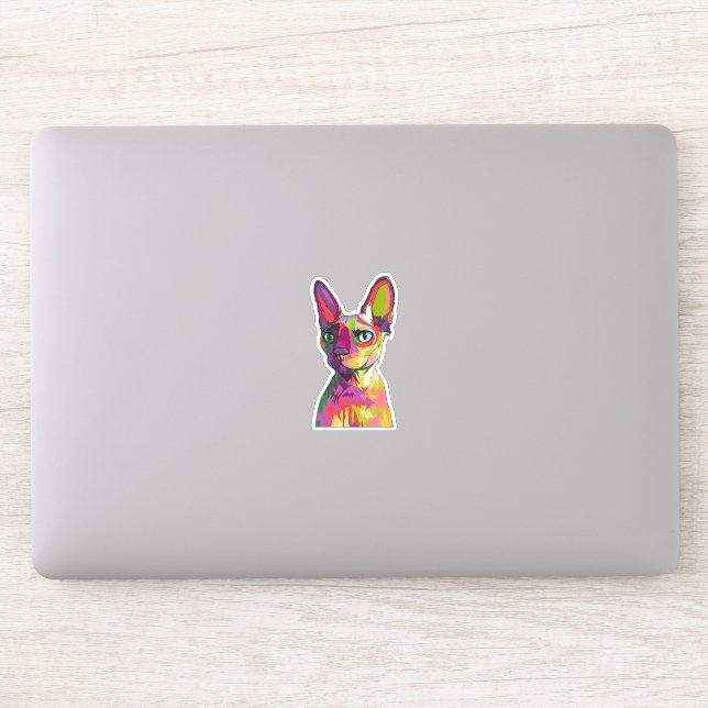 Adesivo Gato Egípcio Antigo (Computador)