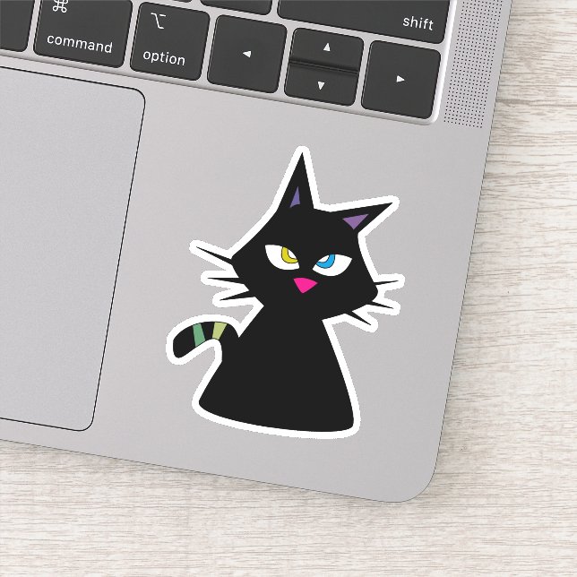 Adesivo Gato Negro Sortudo (Detalhe)