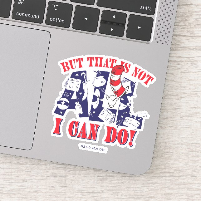 Adesivo Gato no Chapéu | Mas Não É Tudo O Que Posso Fazer (Detalhe)