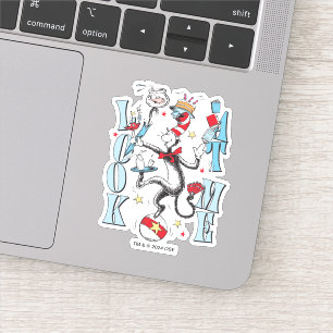 Adesivo Gato no Chapéu   Olhe Para Mim