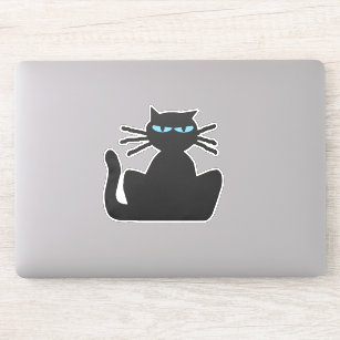 ilustração de gato preto. ilustração de gato preto adorável preto liso,  isolado no fundo branco. clipart de esboço de desenho de gatinho, para seus  projetos de design. 11319561 Vetor no Vecteezy