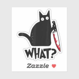 Adesivo Gato Que Gato Negro Engraçado Camisa Um Gato Assas