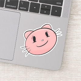 Adesivo Gato rosa