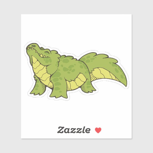 Adesivo Gator Sticker Feliz (Folha)