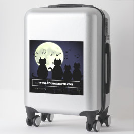 Adesivo Gatos à lua. Vinheta