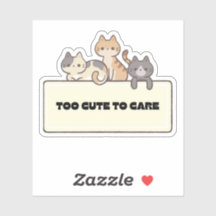 Gatos Kawaii Adoráveis Design de Gato Engraçado e