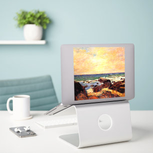 Adesivo Gauguin - Rocks and Sea, 1886, pintura