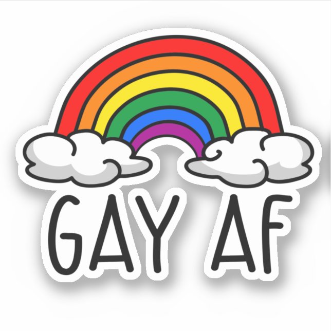 ADESIVO GAY PRA CARALHO (Frente)