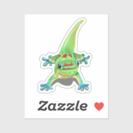 Adesivo Gecko do Dia da Pó Dourada