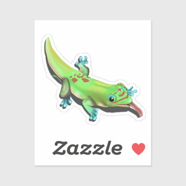 Adesivo Gecko do dia — território de solicitação (Folha)