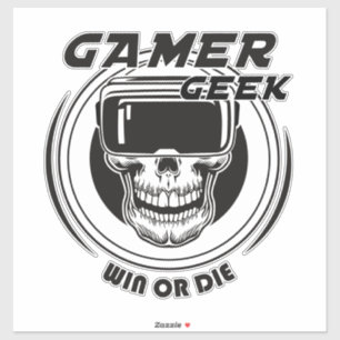 Adesivo Geek para jogadores
