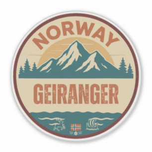 Adesivo Geiranger, Noruega Noruega