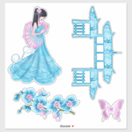 Adesivo Geisha Girl