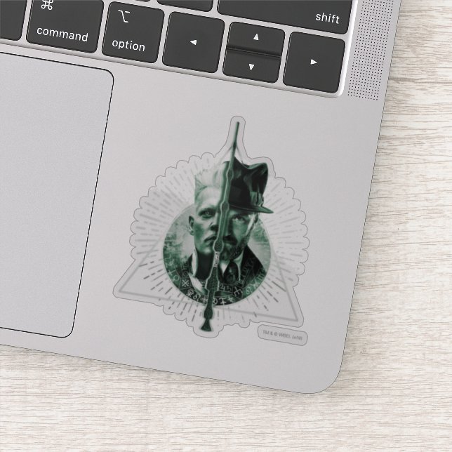 Adesivo GELLERT GRINDELWALD™ Versus Dumbledore (Detalhe)