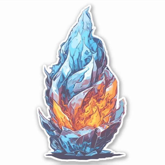 Adesivo Gelo queimado (Frente)