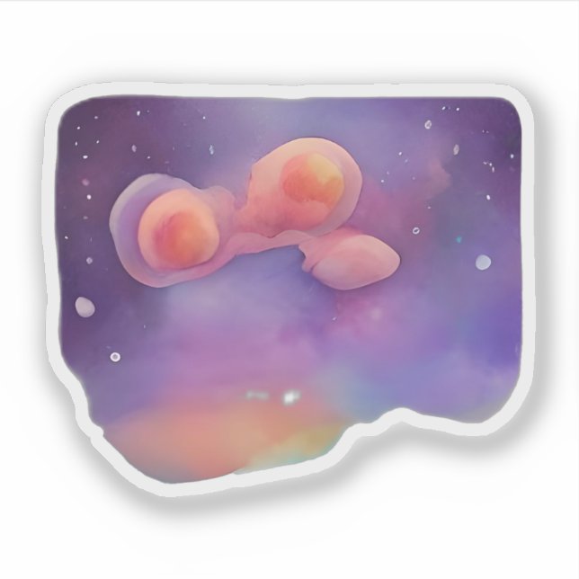 Adesivo Gêmeos nebulosos (Frente)