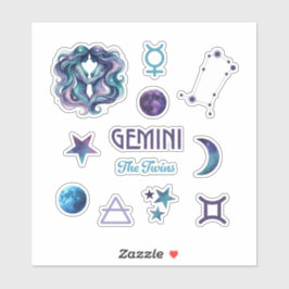 Adesivo Gemini Zodiac Sticker Collection