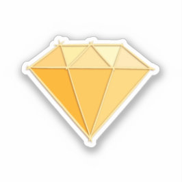 Adesivo Gemstone Jewelry Amarelo. Casamento de Ouro 50