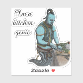 Adesivo Gene Cozinhar Kitchen Magic Fantasy Art Sticker