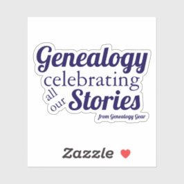 Adesivo Genealogia – celebrando todas as nossas histórias