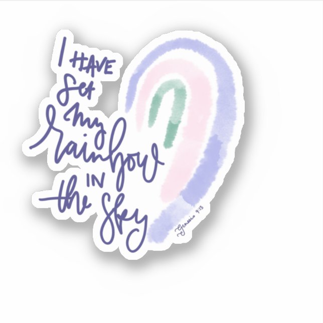 Adesivo Gênese do autocolante (Frente)