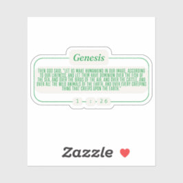 Adesivo Gênesis 1:26