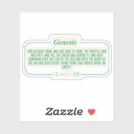 Adesivo Gênesis 1:28