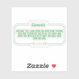 Adesivo Gênesis 1:29