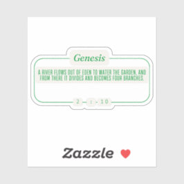 Adesivo Gênesis 2:10