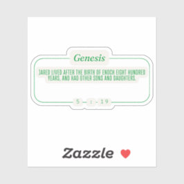 Adesivo Gênesis 5:19