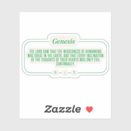 Adesivo Gênesis 6:5