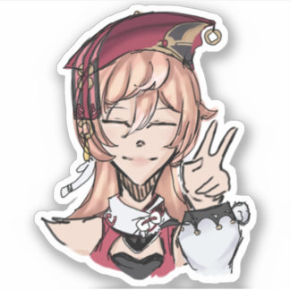 Adesivo Genshin Impact Yanfei