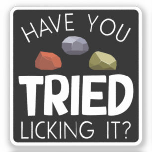 Adesivo Geólogo Engraçado Lapidary Rock Collector Rockhoun