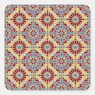 Adesivo geométrico do padrão islâmico