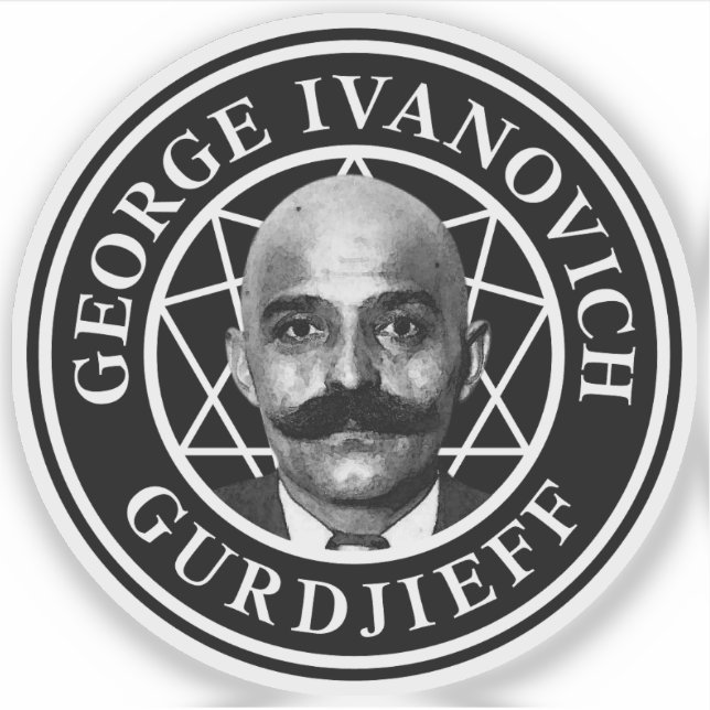 Adesivo George Ivanovich Gurdjieff - v2 (Frente)
