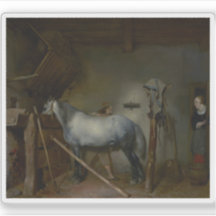 Gerard ter Borch - Equinos Estáveis