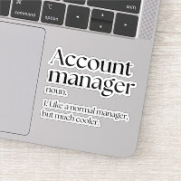 Gerente de Conta Definição de Trabalho Engraçado