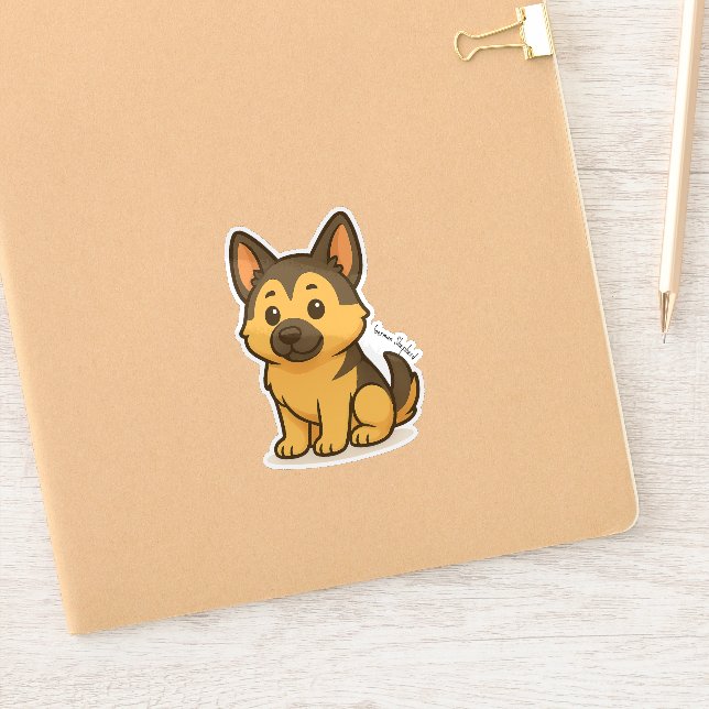 Adesivo German Shepherd (Notebook)